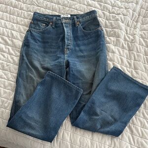 Re/Done classic straight leg jeans